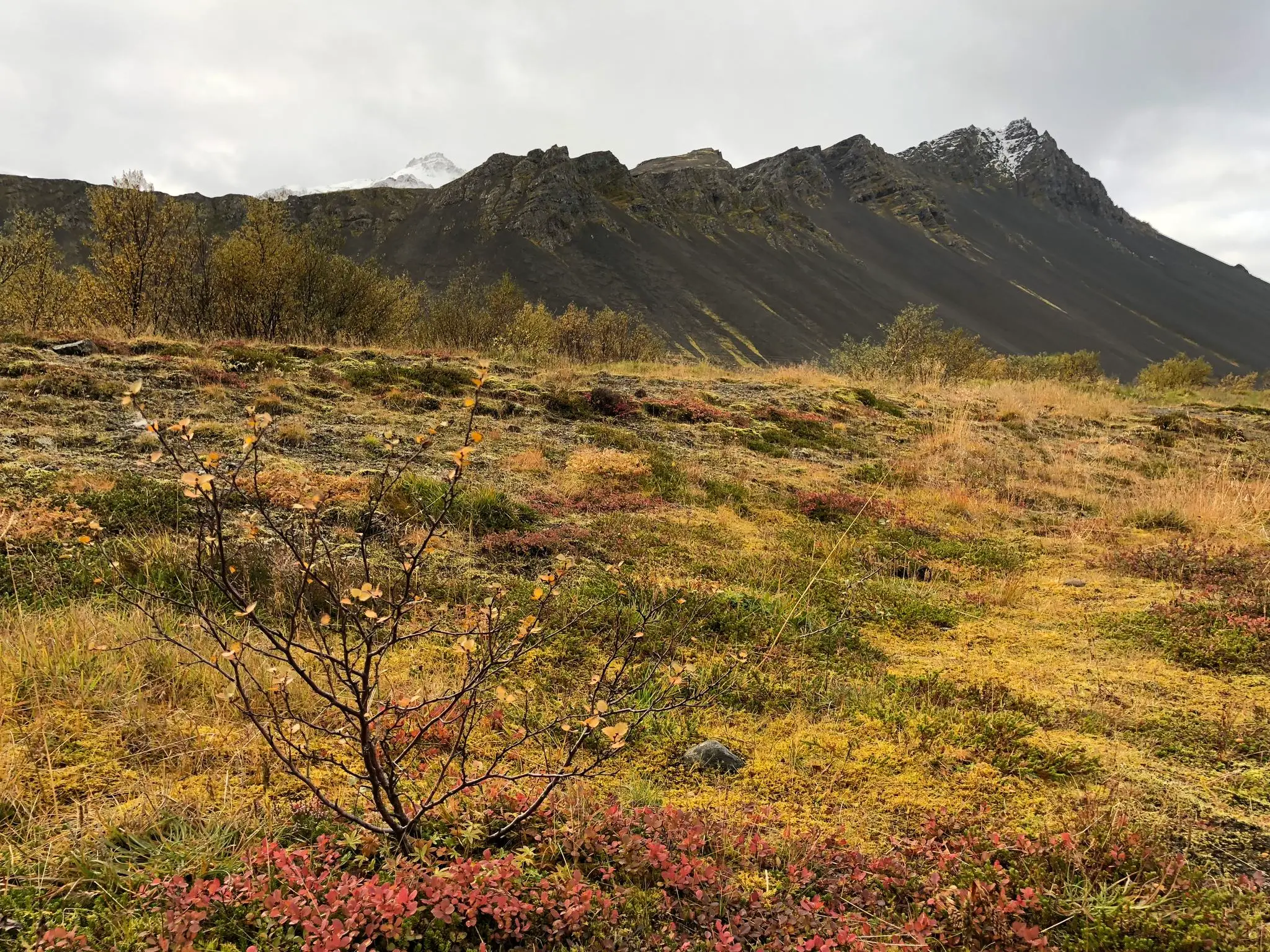 Hafnarfjall from the beginning of the hike