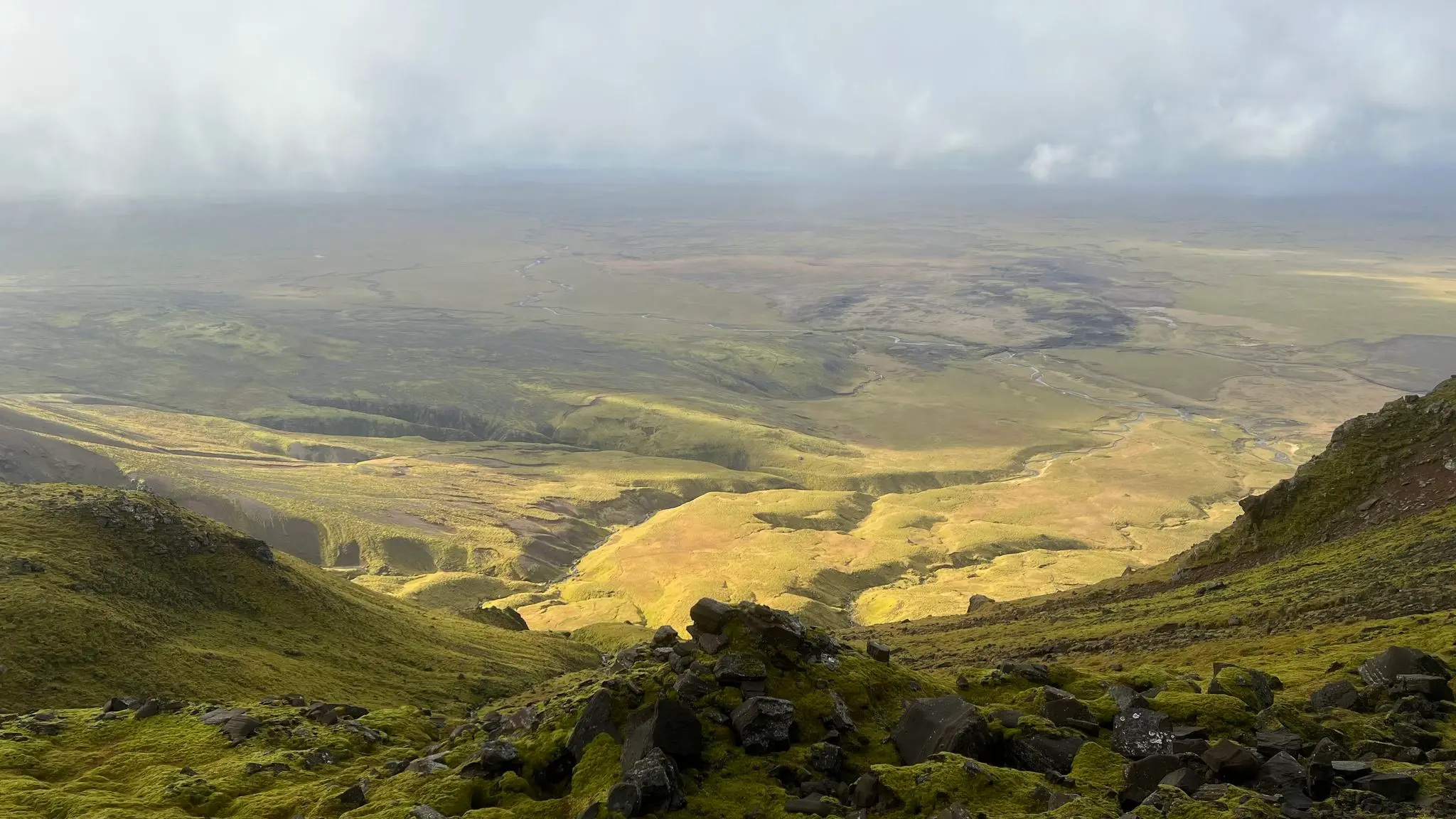 Looking west from the ridge