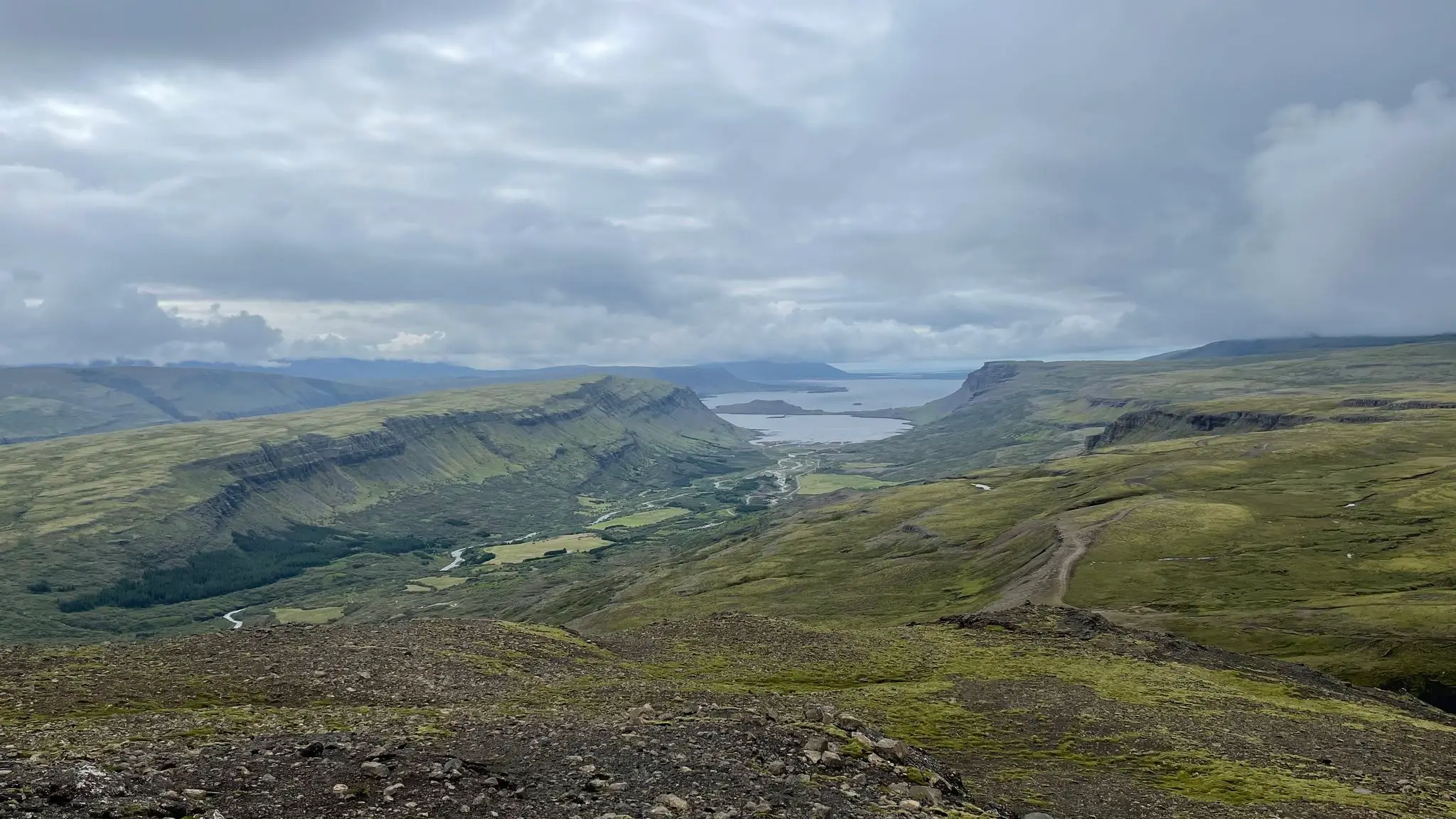 Botnsdalur from the slopes of Hvalfell