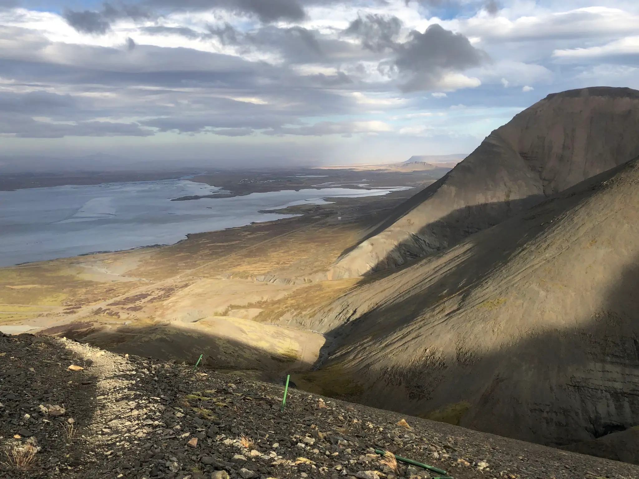Majestic northern views on the ascent