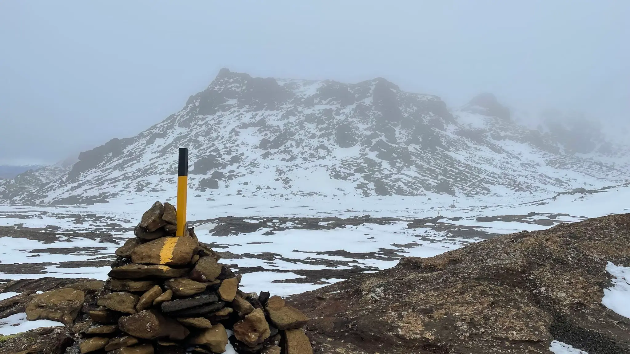 Good markers are handy in foggy conditions