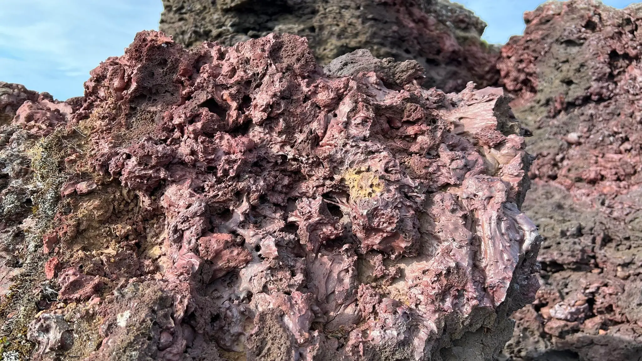 Molten rock, frozen in time