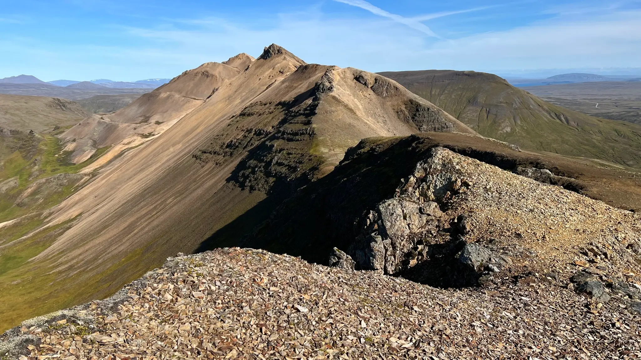 Móskarðshnjúkar from the westernmost peak