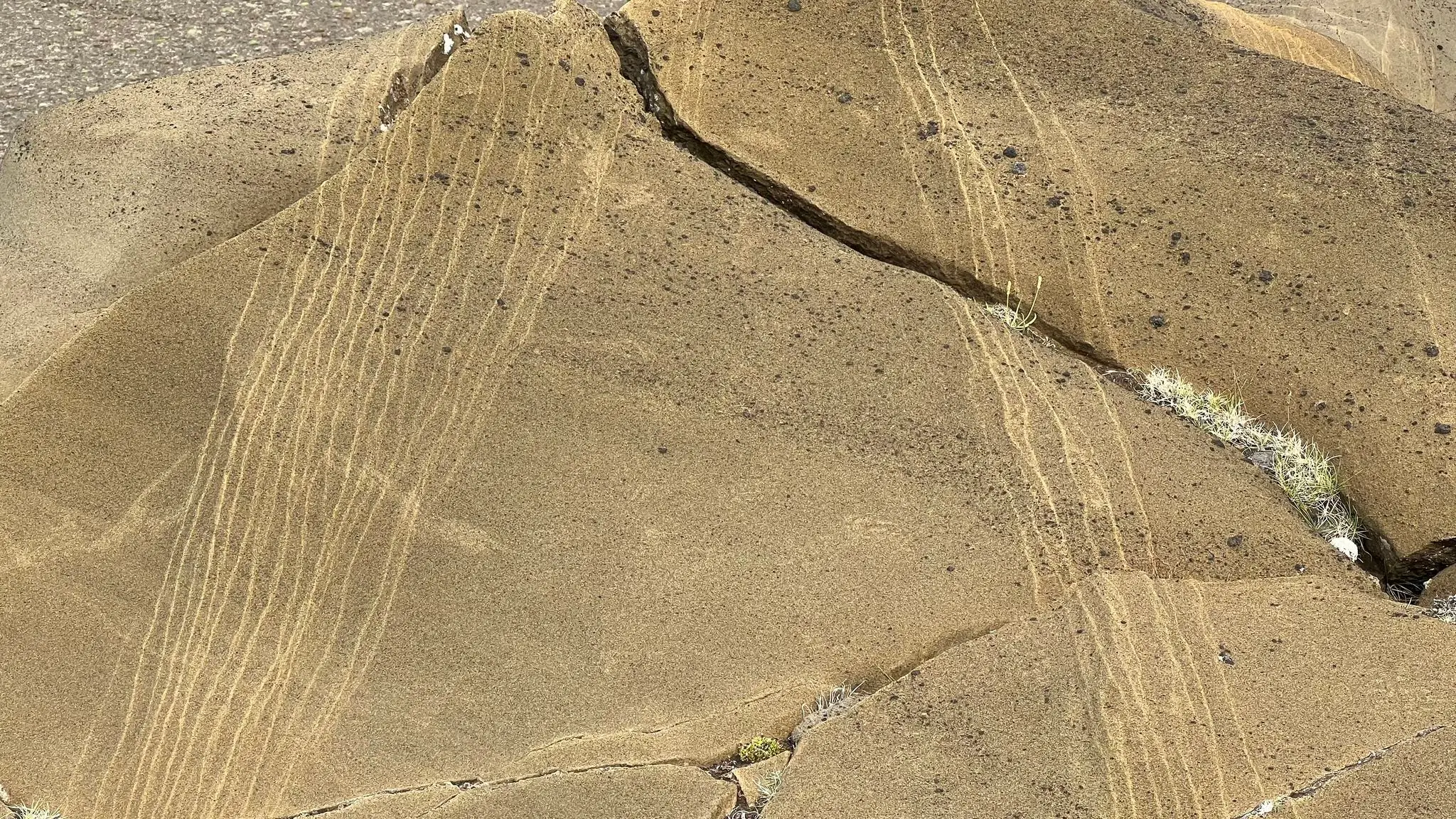 Otherworldly formations on the return path
