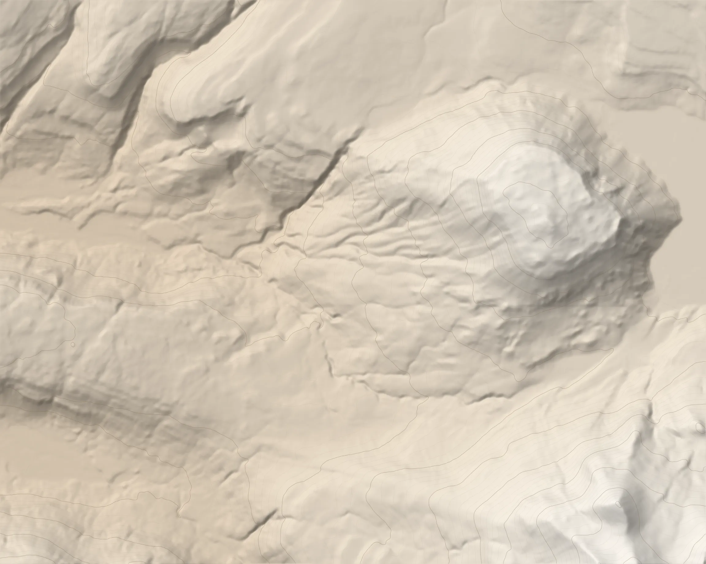 Shaded-relief map of the Glymur, Hvalfell and Hvalskarð hike with the GPS track